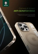 ULTRA MAGSAFE FOR IP16PRO - BEIGE - برند گرین لاین Green lion