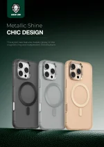 مات MAGSAFE X CASE FOR IPHONE 16 PRO - DESERT - برند گرین لاین Green lion