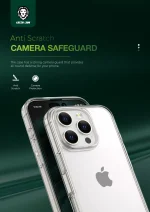 CRYSTAL CLEAR CASE IPHONE 16 6.1 - CLEAR - برند گرین لاین Green lion - تصویر 8