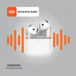 EARBUDS SOUNDTEC 4 با ENC نوع C - سفید - برند پرودو Porodo - تصویر 9