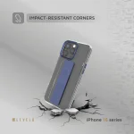 قاب دستگیره سیلیکونی GRAPHIA IMD برای iPhone 16 PRO MAX- BLUE - برند لِوِلو Levelo - تصویر 16