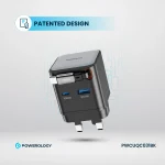 شارژر دیواری 65 واتی پاورولوژی مدل PWCUQC031