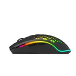 ماوس 9 بعدی بی سیم RGB 10000 DPI با باتری داخلی قابل شارژ 600MAH - - برند پرودو گیمینگ Porodo gaming - تصویر 3