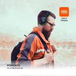 هدفون بی سیم پرودو مدل PD-STWLEP025 نویز کنسلینگ رنگ مشکی