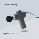تفنگ ماساژ صورت با 4 سر قابل تعویض - خاکستری - برند پرودو Porodo