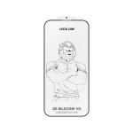 3D SILICONE PLUS EDGE GLASS با وضوح بالا برای IPHONE 16 PRO - CLEAR - برند گرین لاین Green lion - تصویر 2