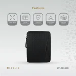 آستین لپ تاپ CRISTALLO BOOKTYPE - مشکی - برند لِوِلو Levelo - تصویر 11