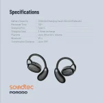EARBUDS SOUNDTEC OWS با جعبه شارژ - مشکی - برند پرودو Porodo - تصویر 3