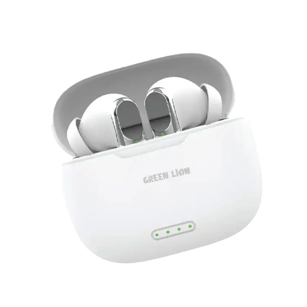 EARBUDS بی سیم پاناما - سفید - برند گرین لاین Green lion EARBUDS بی سیم پاناما - سفید - برند گرین لاین Green lion - تصویر 1