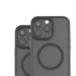 قاب ماتئو با دستگیره پایه پایین برای iPhone 16 PRO MAX- BLACK - برند لِوِلو Levelo - تصویر 2