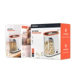 پاپ کورن ساز مخزن جداشدنی LIFETSYLE 1200W - سفید و نارنجی - برند پرودو Porodo - تصویر 6
