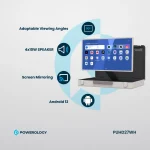 تبلت UHD ANDROID 27 اینچی قابل حمل در فضای باز - سفید - برند پاورولوژی Powerology - تصویر 12