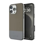کیف چرمی CUIR TWO TONE برای iPhone 16 PRO MAX- GRAY - برند لِوِلو Levelo - تصویر 8