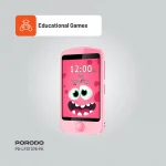 تلفن کودک با جعبه و بند 700MAH 192MB - صورتی - برند پرودو Porodo - تصویر 14