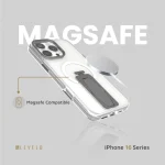 قاب دستگیره MAGSAFE MORPHIX برای آیفون 16 PRO MAX - خاکستری - برند لِوِلو Levelo