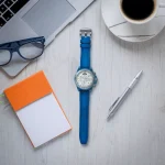 RAYTONA SMART WATCH BLUE DIAL + بند سیلیکونی - برند پرودو Porodo - تصویر 12
