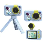 LIFESTYLE KIDS دوربین تاشو با پایه سه پایه 1000MAH - آبی - برند پرودو Porodo - تصویر 5