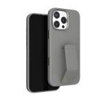 کیف سیلیکونی MORPHIX با دستگیره چرمی برای iPhone 16 PRO MAX- GRAY - برند لِوِلو Levelo - تصویر 10