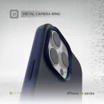 قاب سیلیکونی مایع IRIS MAGSAFE برای iPhone 16 PRO - BLUE - برند لِوِلو Levelo - تصویر 18