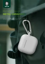 کیف سیلیکونی سری BERLIN برای AIRPODS 4 - سفید - برند گرین لاین Green lion