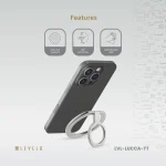 جای حلقه تلفن LUCCA MAGSAFE - تیتانیوم طبیعی - برند لِوِلو Levelo - تصویر 6