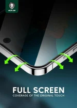 محافظ صفحه نمایش شیشه ای سیلیکونی سه بعدی سبز برای آیفون 12 PRO 6.1 اینچ - برند گرین لاین Green lion - تصویر 7