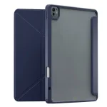 CASE CONVER CLEAR BACK HYBRID IPAD PRO 11 اینچ 2024 - آبی - برند لِوِلو Levelo - تصویر 5