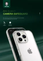 CRYSTAL CLEAR CASE IPHONE 16 PRO - CLEAR - برند گرین لاین Green lion - تصویر 10