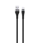 USB - A TO USB - C Cable braided 15W - 1M - BLACK - برند گرین لاین Green lion