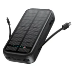 پاوربانک گرین لاین مدل GNPDSOLPB16BK ظرفیت ۱۶۰۰۰ میلی آمپر خورشیدی