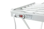 هواکش لباس گرم کن تاشو LIFESTYLE 230W با دوشاخه کابل BS 2M - نقره ای - برند پرودو Porodo - تصویر 2