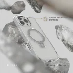 VERONA CASE برای iPhone 16 PRO - CLEAR - برند لِوِلو Levelo - تصویر 5