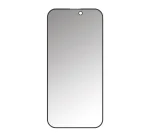 3D SILICONE PLUS ADVANCY PRIVACY EDGE GLASS برای IPHONE 16 PLUS - BLACK - برند گرین لاین Green lion - تصویر 4