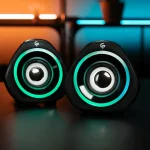 SPEAKER WIRED 3W*2 - BLACK - برند پرودو گیمینگ Porodo gaming - تصویر 4