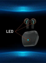 PDX415 TRUE WIRELESS EARBUDS - مشکی - برند پرودو گیمینگ Porodo gaming - تصویر 13