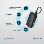 پاوربانک پاورولوژی مدل PPBCHA65 ظرفیت 5000 میلی‌آمپر ساعت - تصویر 14