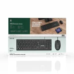 صفحه کلید و ماوس سیمی GKM-100 - مشکی - برند گرین لاین Green lion - تصویر 3