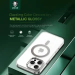 مات MAGSAFE IPHONE 16 PRO - WHITE TITANIUM - برند گرین لاین Green lion - تصویر 9