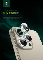 لنز دوربین TRIO برای IPHONE 16 PRO/PRO MAX - CLEAR - برند گرین لاین Green lion - تصویر 11