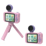 LIFESTYLE KIDS دوربین تاشو با پایه سه پایه 1000MAH - صورتی - برند پرودو Porodo - تصویر 6