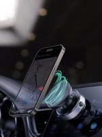 AUTO ELECTRIC SUCCTION 360 Rotable Magnetic Mount - مشکی - برند پرودو Porodo - تصویر 10