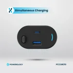 شارژر فندکی 115W پاورولوژی مدل PCCSR019 - تصویر 2