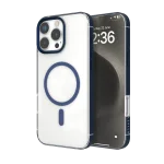 CLAIRE با قاب سپر آلومینیومی برای iPhone 16 PRO - BLUE - برند لِوِلو Levelo - تصویر 13