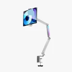 آلوم. بالکت کانتیلور قابل تنظیم و تاشو آلیاژی با LED - خاکستری - برند پرودو Porodo - تصویر 3
