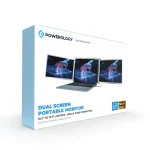 مانیتور قابل حمل دوگانه 13 اینچی پاورولوژی مدل PDSLM13 - تصویر 8