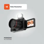 دوربین MINI LIFESTYLE با کارت حافظه 64 گیگابایت - مشکی - برند پرودو Porodo - تصویر 12