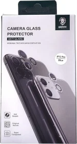 محافظ شیشه ای دوربین ضد تابش سبز برای IPHONE 12 / 12 PRO (6.1 اینچ) - آبی - برند گرین لاین Green lion - تصویر 8