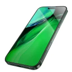3D SILICONE PLUS EDGE GLASS با وضوح بالا برای IPHONE 16 PRO - CLEAR - برند گرین لاین Green lion - تصویر 5