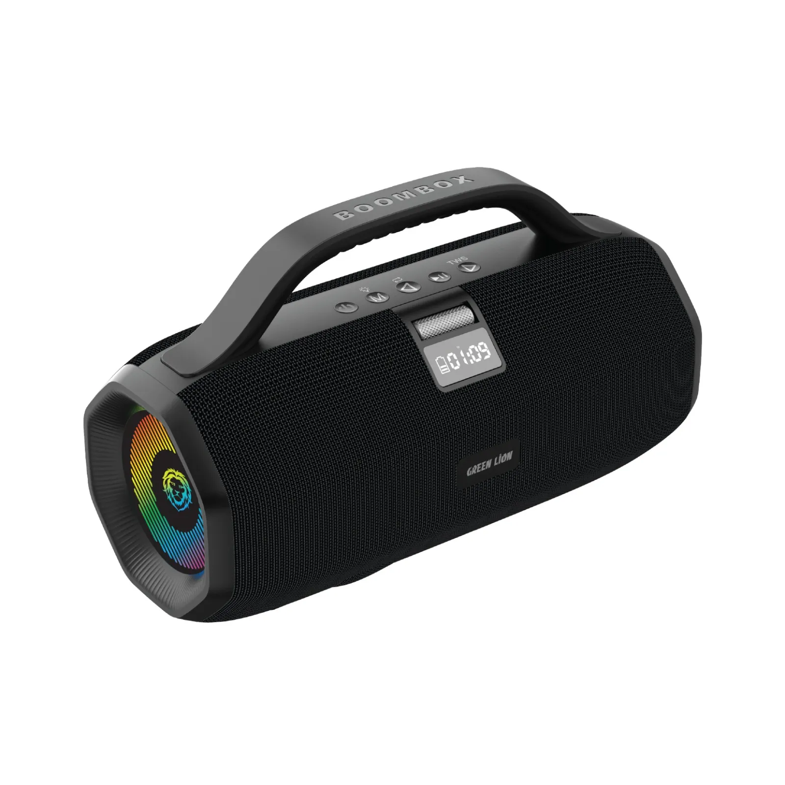 GREEN LION BOOMBEATS WIRELESS SPEAKER - BLACK اسپیکر بیسیم گرین لاین مدل GNBOOMBTSBK - تصویر 1
