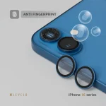 محافظ لنز DUO با شفافیت 99% برای IPHONE 16/16 PLUS - آبی - برند لِوِلو Levelo - تصویر 2